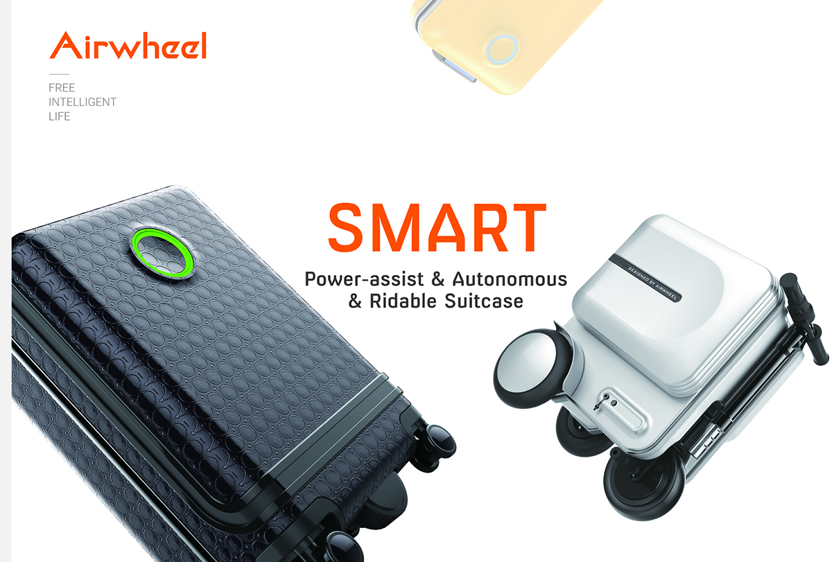 Airwheel SR5 smart autonomous suitcase